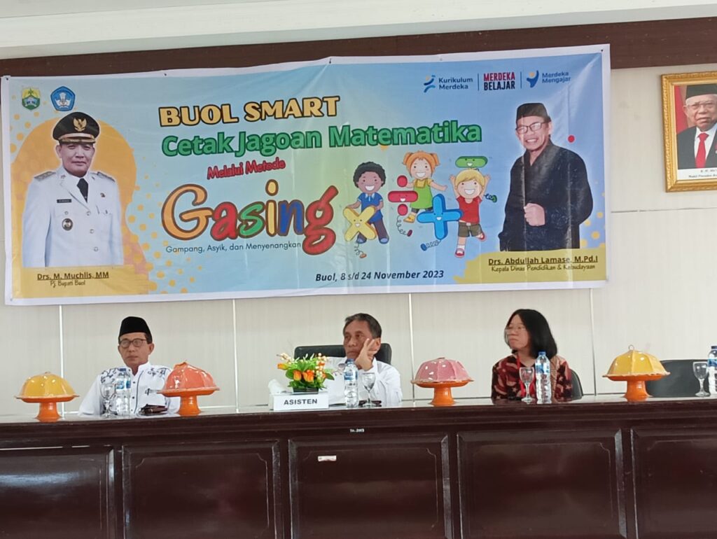 Gandeng Profesor Yohanes Surya, Pemkab Buol Gelar Pelatihan Matematika Metode Gasing