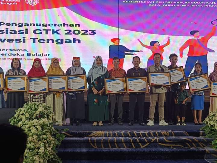 Penganugerahan Apresiasi GTK 2023 di Sulawesi Tengah, Buol Sabet Lima Pemenang