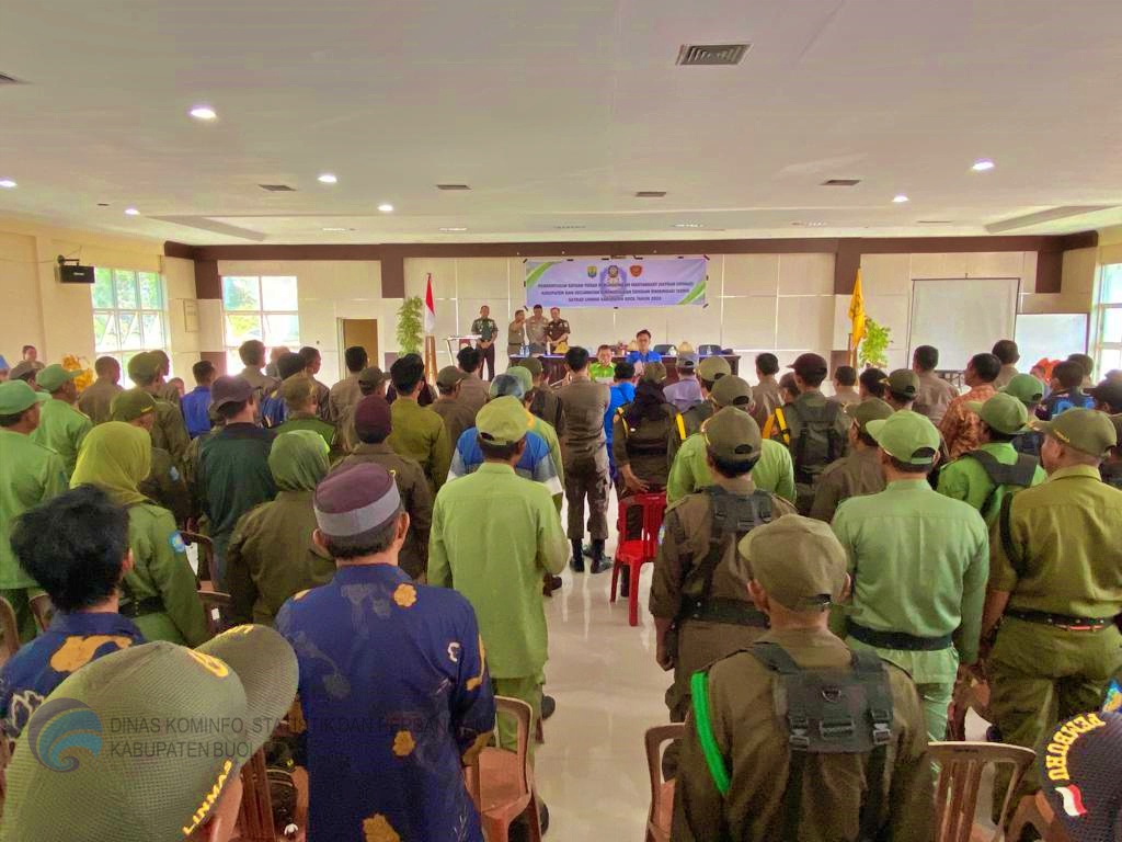 Pj. Bupati Buol Kukuhkan Satgas Linmas Se-Kabupaten Buol