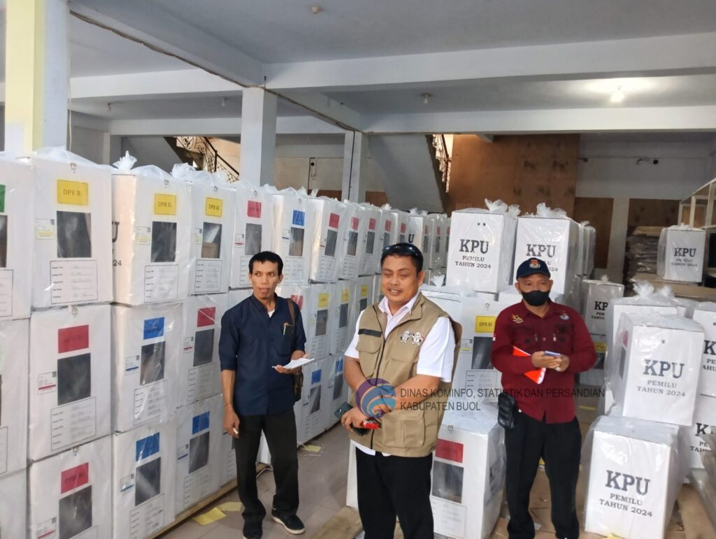 Logistik Pemilu 2024 Didistribusikan Ke 11 Kecamatan di Kabupaten Buol