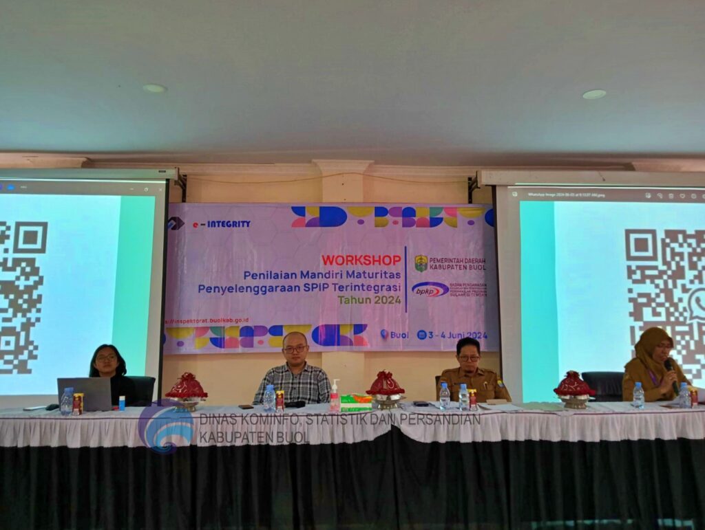 Pejabat Sekretaris Daerah Kabupaten Buol, Ir. H. Usman, M.Si, secara resmi membuka kegiatan workshop penilaian mandiri maturitas penyelenggaraan Sistem Pengendalian Intern Pemerintah (SPIP) terintegrasi Kabupaten Buol tahun 2024. Acara tersebut berlangsung pada Senin, 3 Juni 2024 di Aula Lantai II Badan Pengelola Keuangan dan Aset Daerah (BPKAD) Kabupaten Buol.